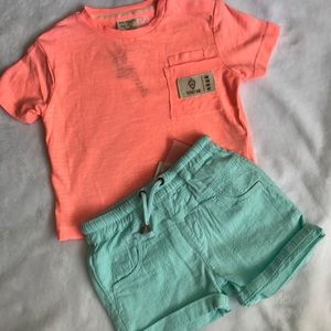 Zara babyboy shirt & shorts